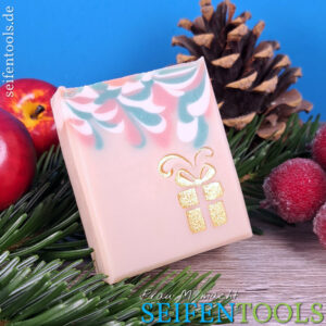 Seifenstempel Geschenkpäckchen Beispiel
