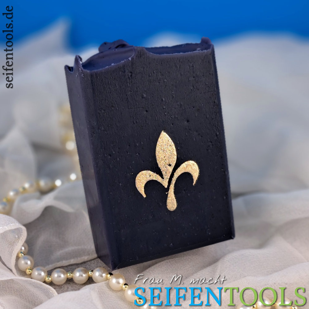 Klassiker im modernen Look - Seifenstempel "Fleur de Lis (modern)