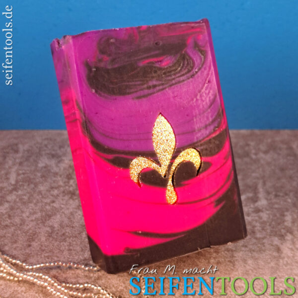 Seifenstempel "Fleur de Lis (modern)" Beispiel