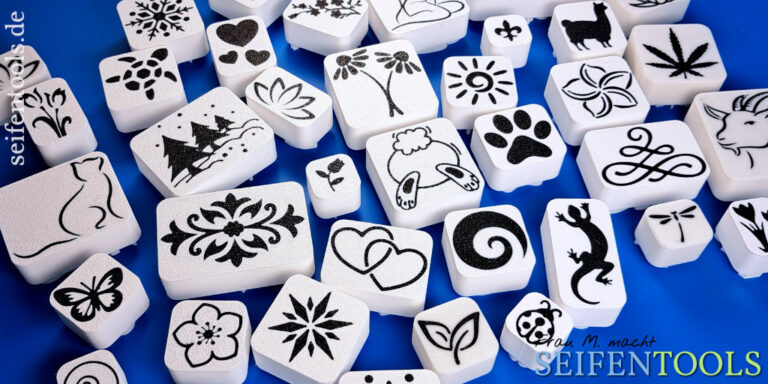 Seifenstempel mit Motivseite