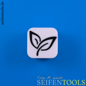 Seifenstempel "Zwei Blätter" Ansicht Basis