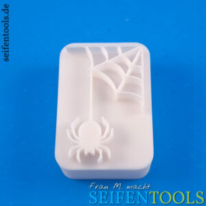 Seifenstempel Spinne mit Netz