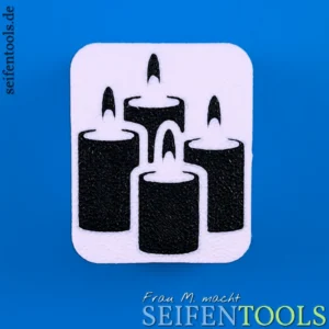 Seifenstempel "Adventskerzen" Ansicht Basis