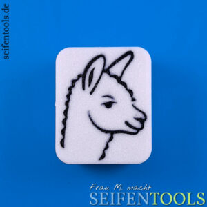 Seifenstempel "Alpaka-Baby Eddie" Ansicht Basis