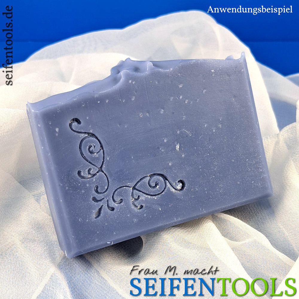 Seifenstempel "Eckdekor 1" Beispiel