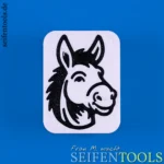 Seifenstempel „Esel (Porträt)“