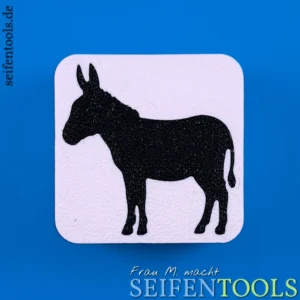 Seifenstempel "Esel (Silhouette)" Ansicht Basis
