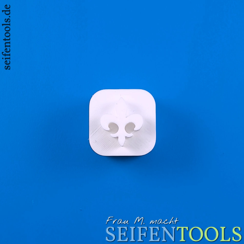 Mini-Seifenstempel "Fleur de Lis"