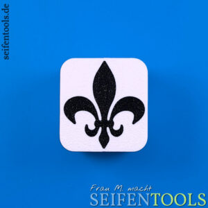 Seifenstempel "Fleur de Lis" Ansicht Basis