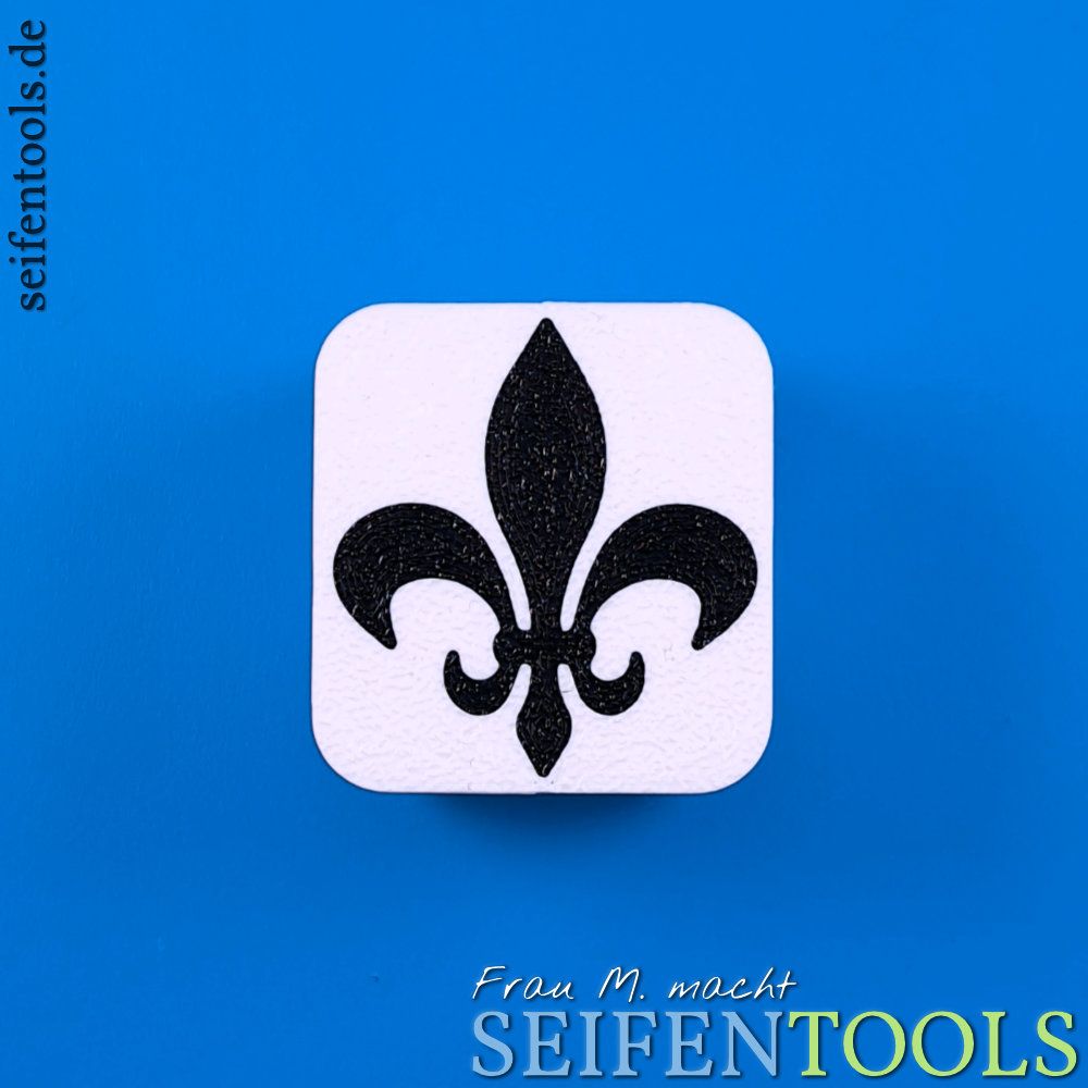 Seifenstempel "Fleur de Lis" Ansicht Basis
