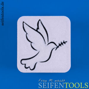 Seifenstempel "Friedenstaube" Ansicht Basis