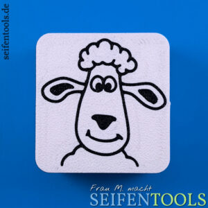 Seifenstempel "Lustiges Schaf" Ansicht Basis