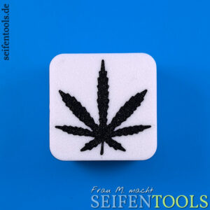 Seifenstempel "Hanfblatt" Ansicht Basis