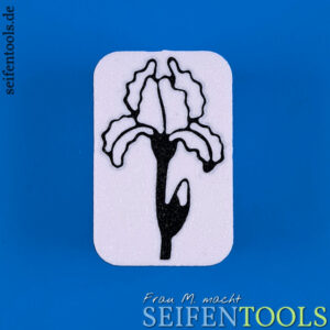 Seifenstempel "Schwertlilie 1" Ansicht Basis