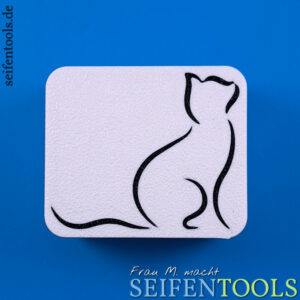 Seifenstempel "Katze Alba" Ansicht Basis