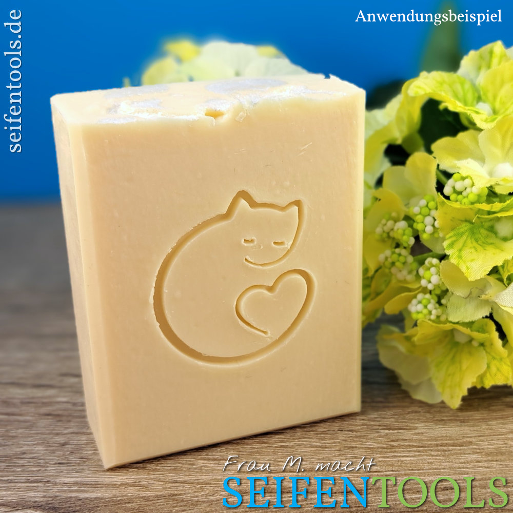 Seifenstempel "Katze Cora" Beispiel
