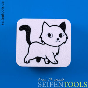 Seifenstempel "Katze Daisy" Ansicht Basis