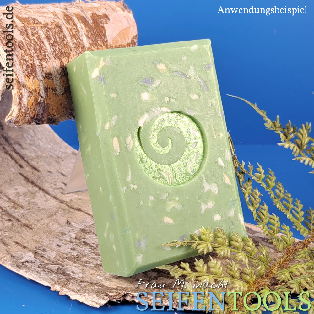 Seifenstempel "Koru-Spirale 1" Beispiel