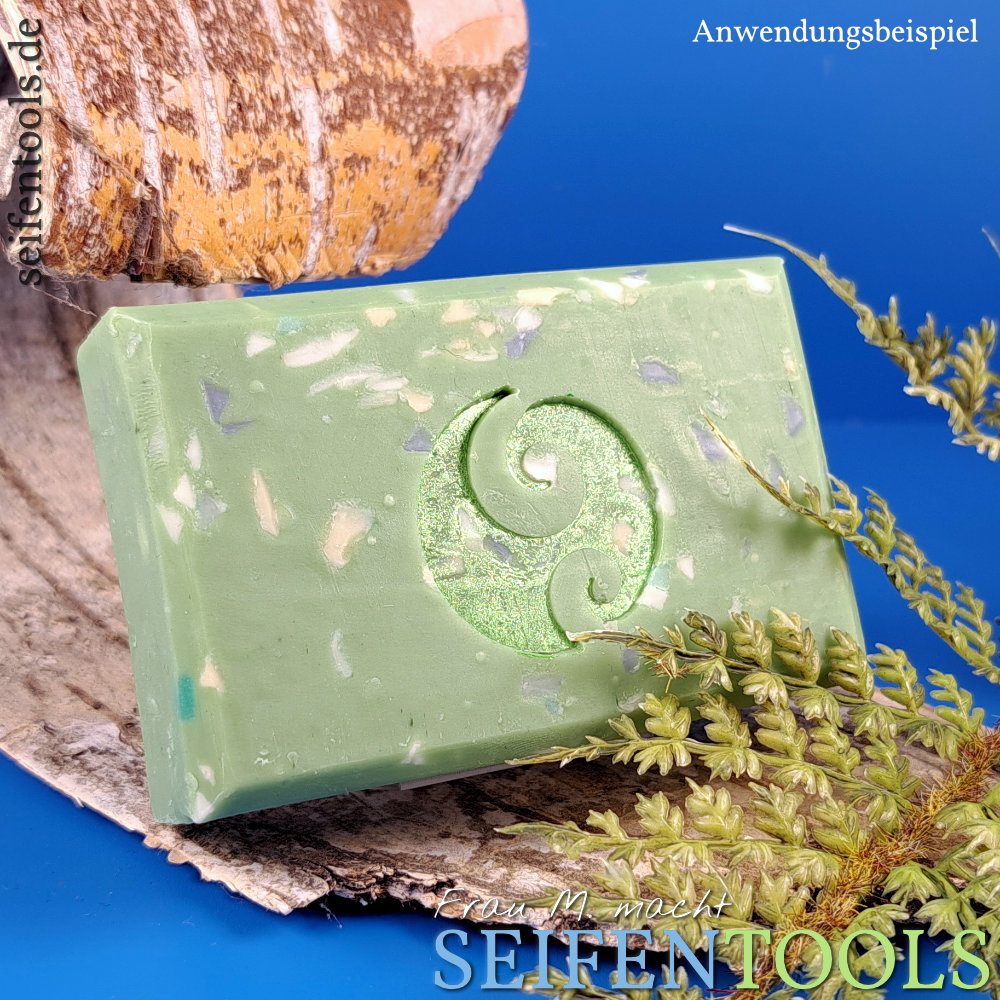 Seifenstempel "Koru-Spirale 2" Beispiel