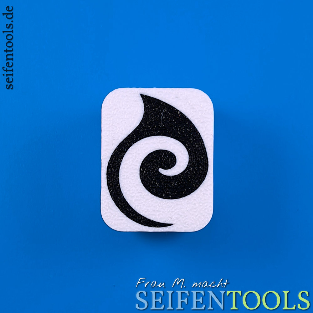 Seifenstempel "Koru-Spirale 3" Ansicht Basis