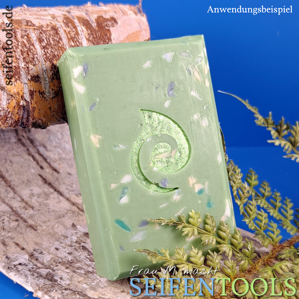 Seifenstempel "Koru-Spirale 3" Beispiel