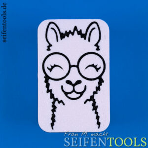 Seifenstempel "Lama Happy" Ansicht Basis