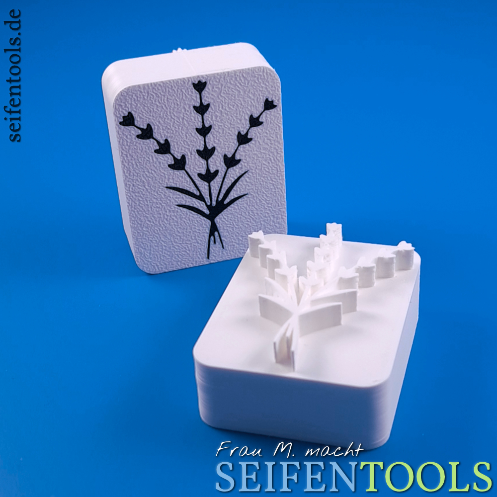 2x Seifenstempel "Lavendel"