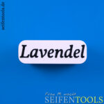Seifenstempel „Lavendel Schrift“