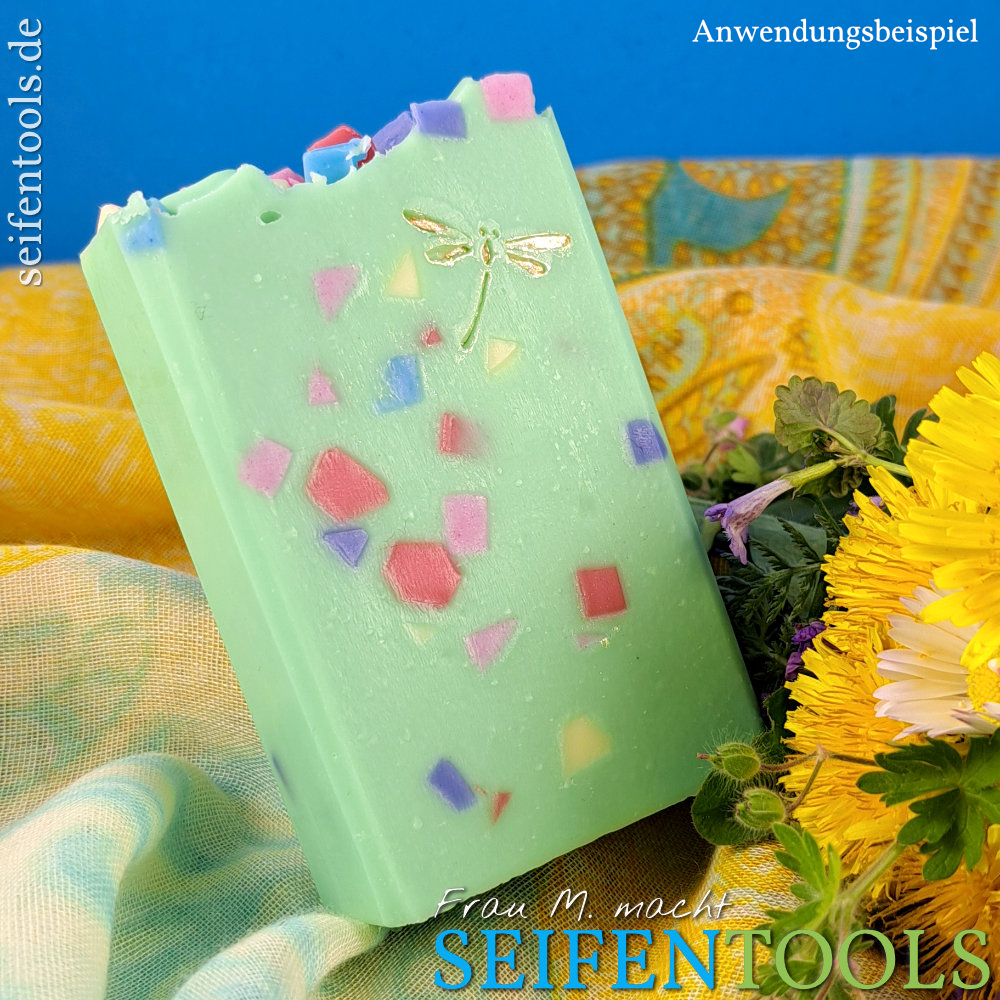 Mini-Seifenstempel "Libelle" Beispiel