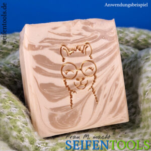 Seifenstempel "Lama Happy" Beispiel