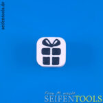 Mini-Seifenstempel „Geschenkpäckchen“