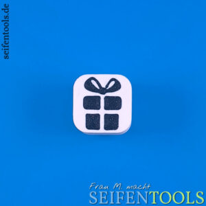 Mini-Seifenstempel "Geschenkpäckchen" Ansicht Basis