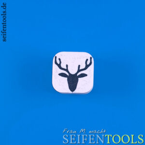 Mini-Seifenstempel "Hirsch" Ansicht Basis