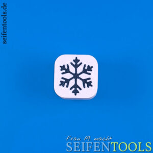 Mini-Seifenstempel "Schneeflocke" Ansicht Basis