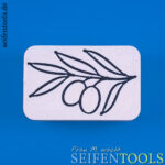 Seifenstempel „Olivenzweig (Kontur)“