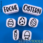 7er Seifenstempel-Set „Frohe Ostern"