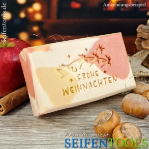 Seifenstempel "Santas Schlitten - Frohe Weihnachten" Beispiel Seifenstempel "Santas Schlitten - Frohe Weihnachten" Beispiel