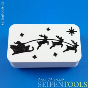 Seifenstempel "Santas Schlitten" Ansicht Basis