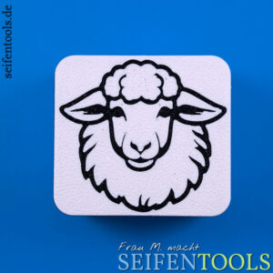 Seifenstempel "Schaf (Porträt)" Ansicht Basis