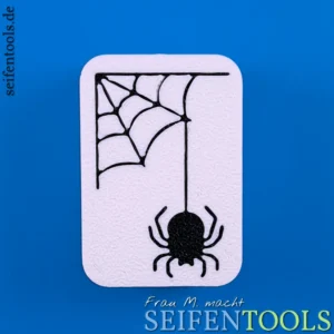 Seifenstempel "Spinne mit Netz" Ansicht Basis